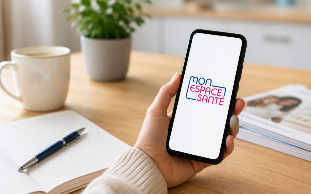 Mon espace santé digital health record platform in France